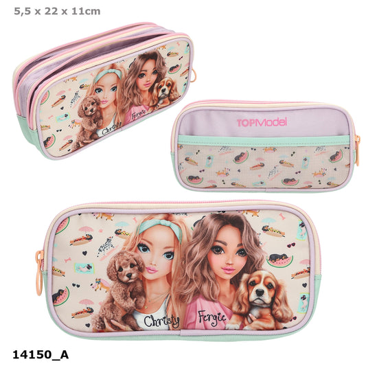 TOPModel Schlamper SUNNY DOG 2-Fächer mit Netztasche