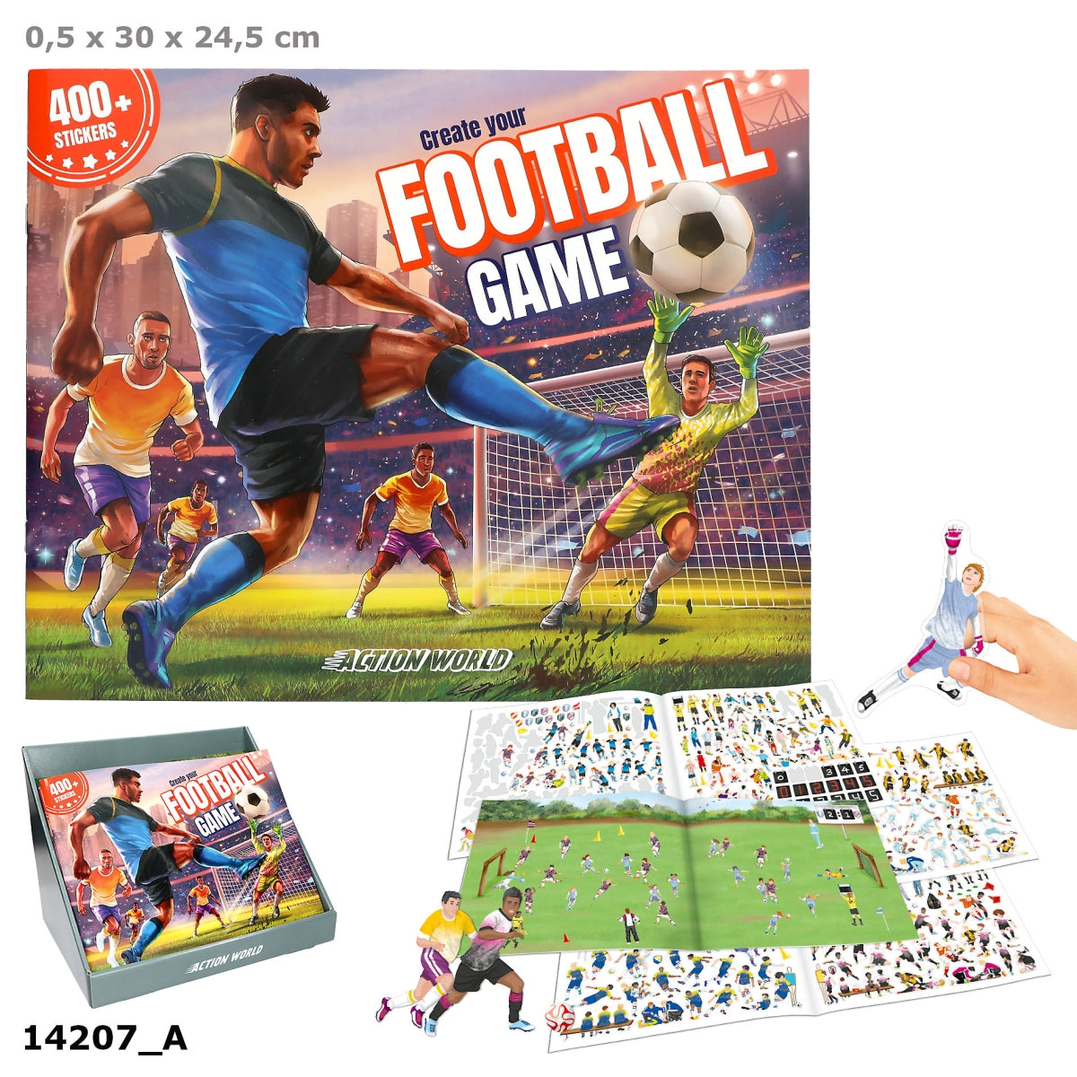Action World Fußball-Stickerbuch – 400+ Sticker