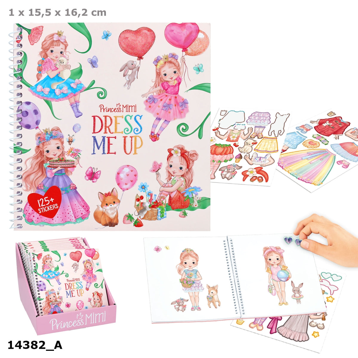 Princess Mimi Dress Me Up Stickerbuch 24 Seiten