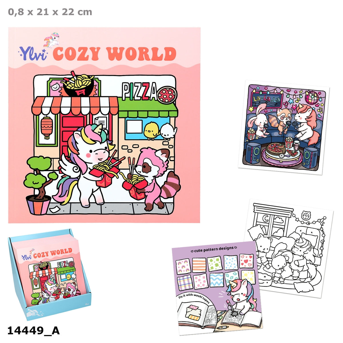 Ylvi COZY World Malbuch 64 Seiten | DEPESCHE