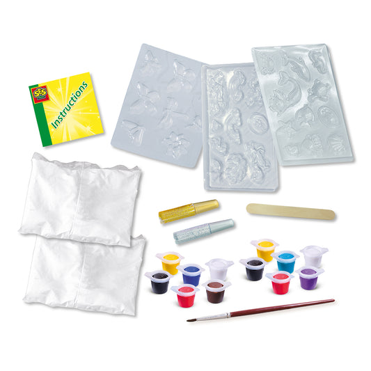 SES Creative Gießen & Anmalen Mega Box Einhorn Meerjungfrau