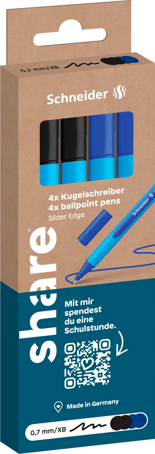 Schneider share Kugelschreiber 4-0044, 0,7 mm, blau