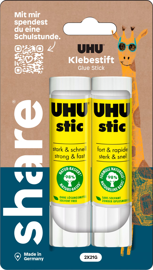 share Klebestift 21 g – 2er Set | UHU