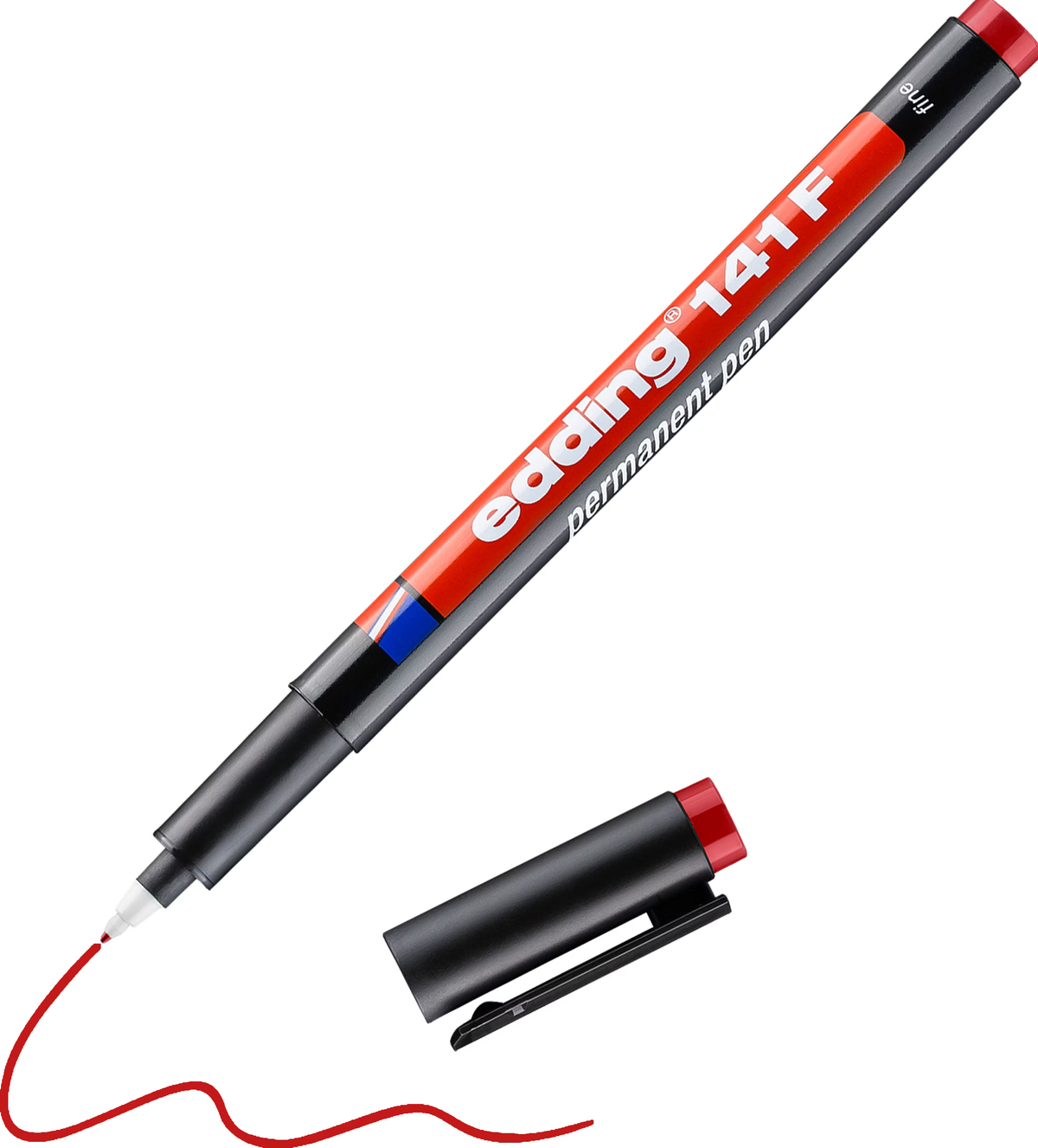 edding 141 F Permanent Pen rot – Fineliner 0,6 mm