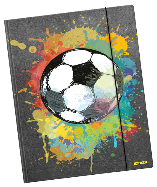 ONLINE PEN Gummizugmappe A4 Soccer-Motiv | Schule & Büro