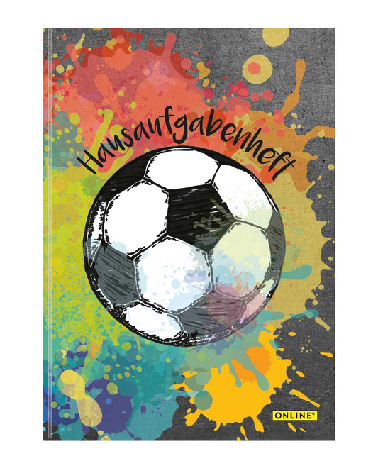 ONLINE PEN Hausaufgabenheft A5 Soccer | 48 Seiten, DIN A5