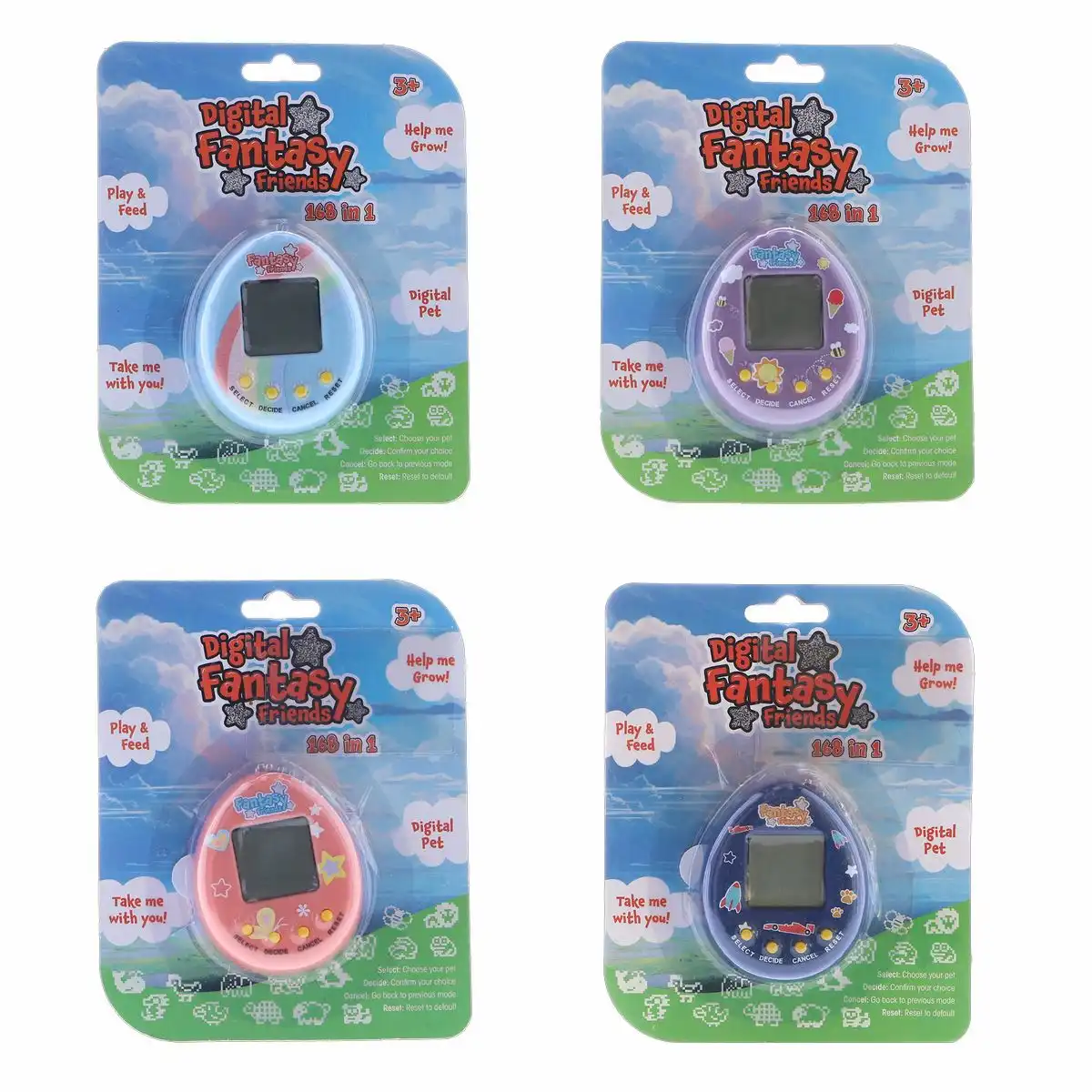 Virtuelles Haustier Fantasy Friends – 1 aus 4 Designs zufällig