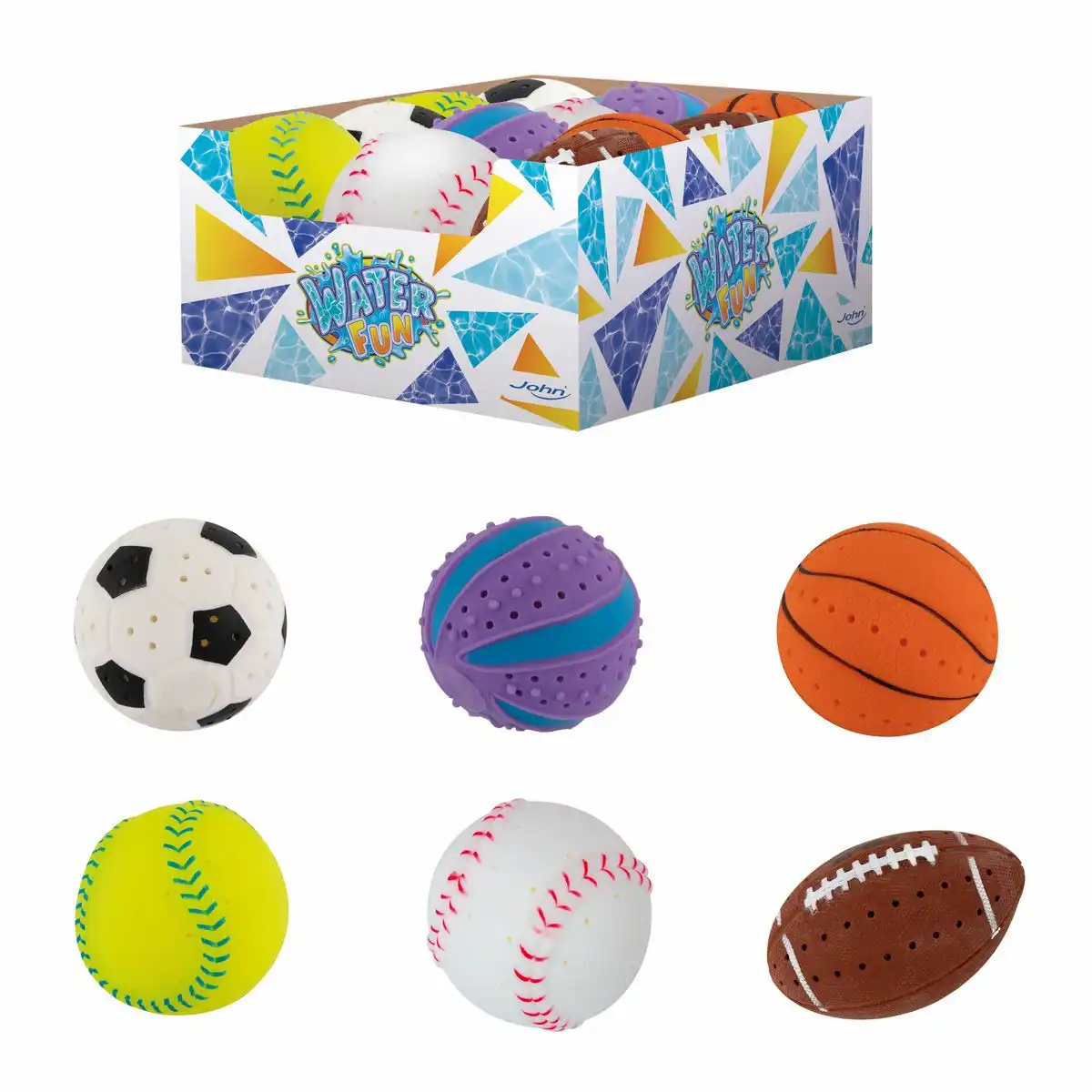 John Wasserspritzer Hydro Fun Ø8 cm – 1 aus 6 zufällig