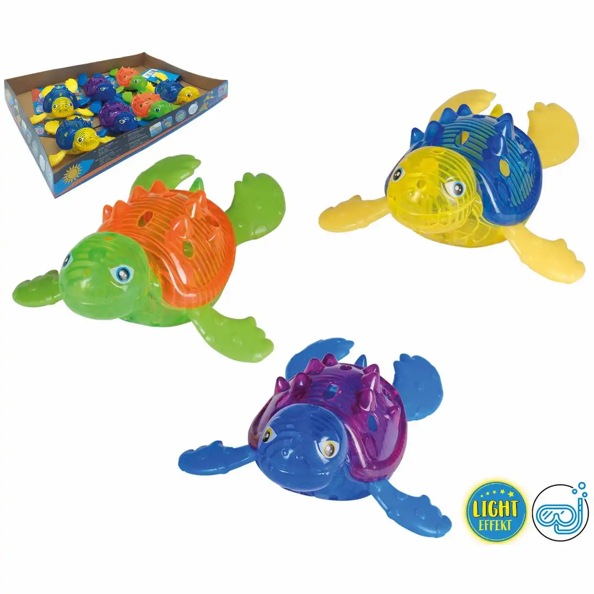 Happy People Tauchtier Schildkröte 13cm – 1 aus 3 zufällig