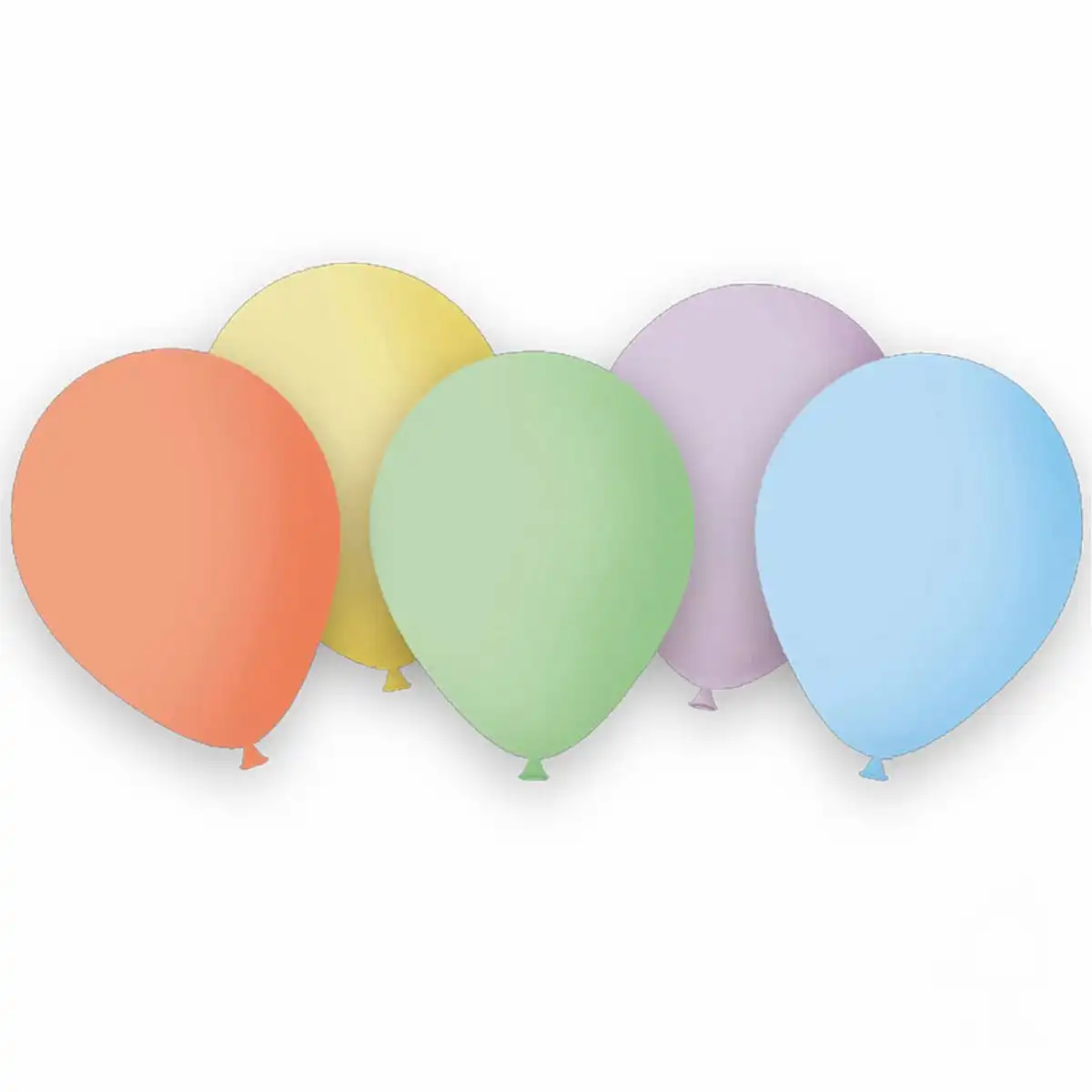 PROCOS Luftballons Pastell 12 Stück – Party & Deko