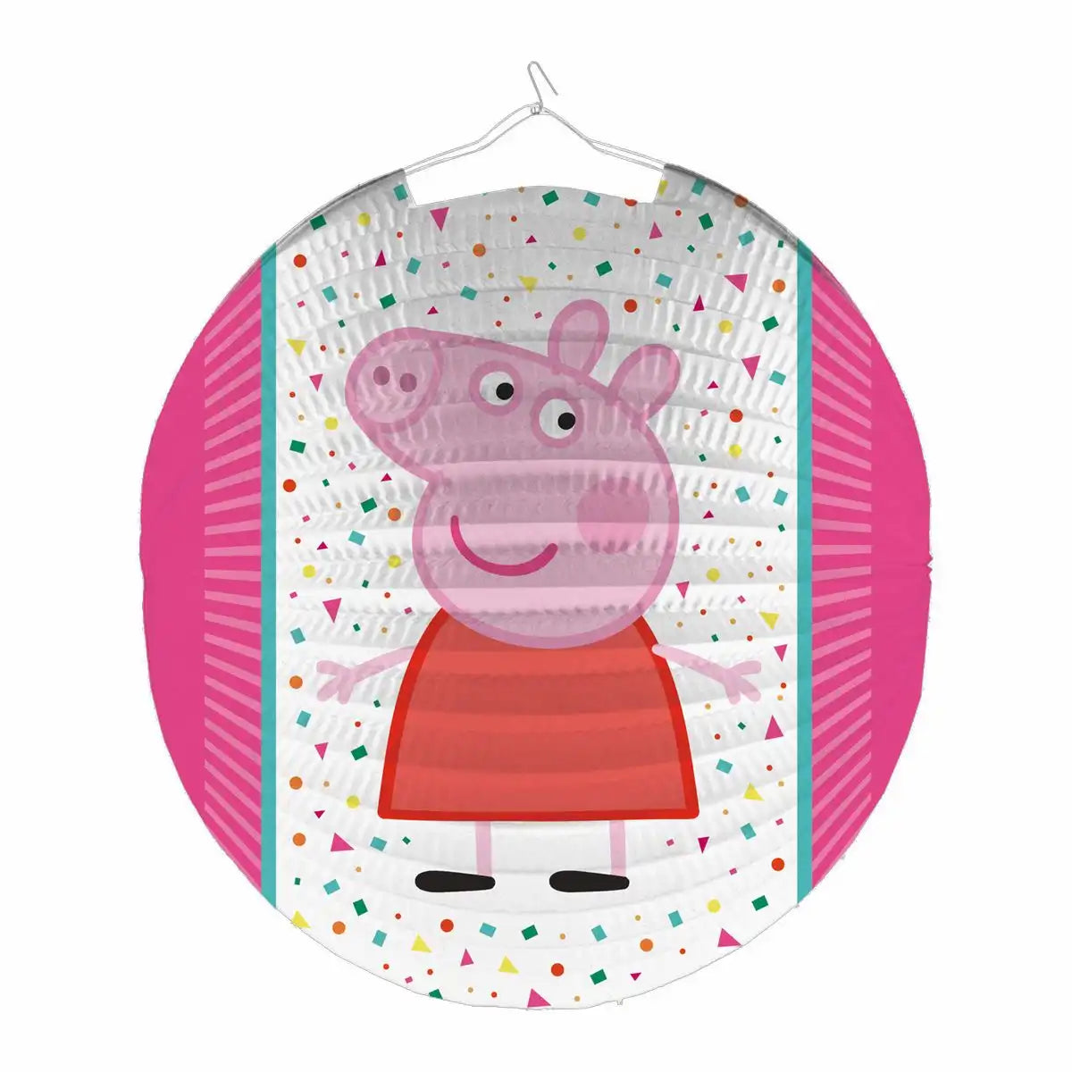 Papier Lampion Peppa Pig rosa Ø25cm