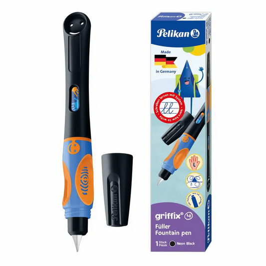 Pelikan griffix Füller LH L neon black – Schulfüller Linkshänder