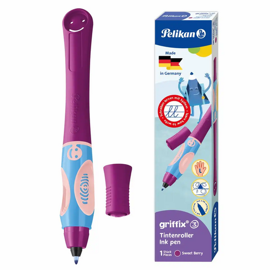 Pelikan griffix Tintenroller LH sweetberry – Stufe 3 Linkshänder