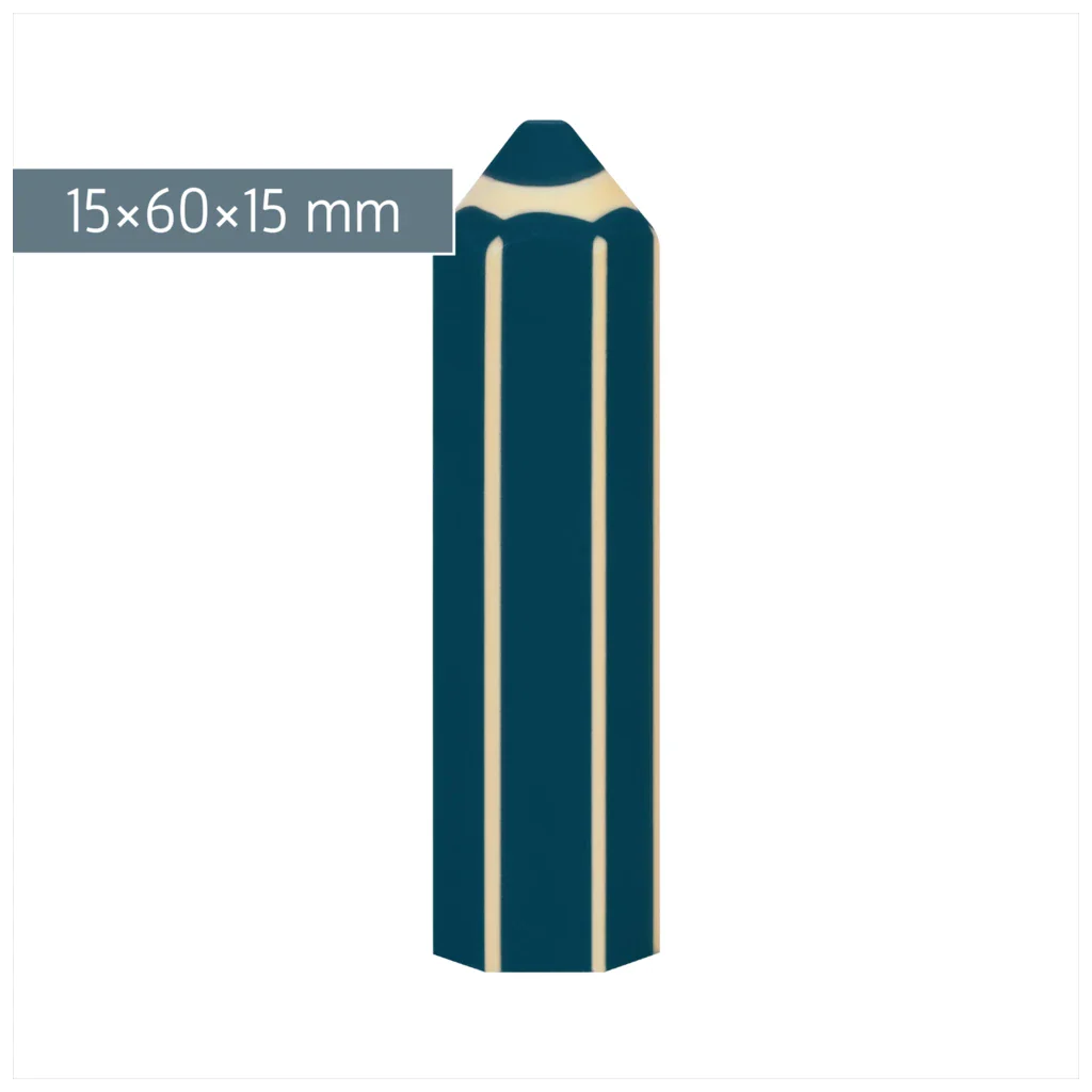 BRUNNEN Radierer Stift „Colour Code 3D“ | Farbe: denim