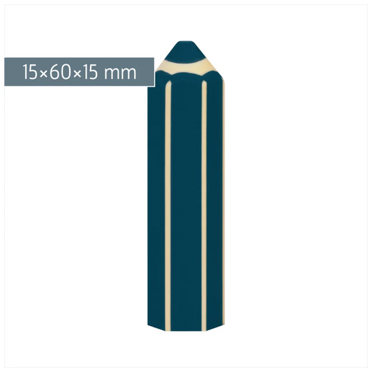 BRUNNEN Radierer Stift „Colour Code 3D“ | Farbe: denim