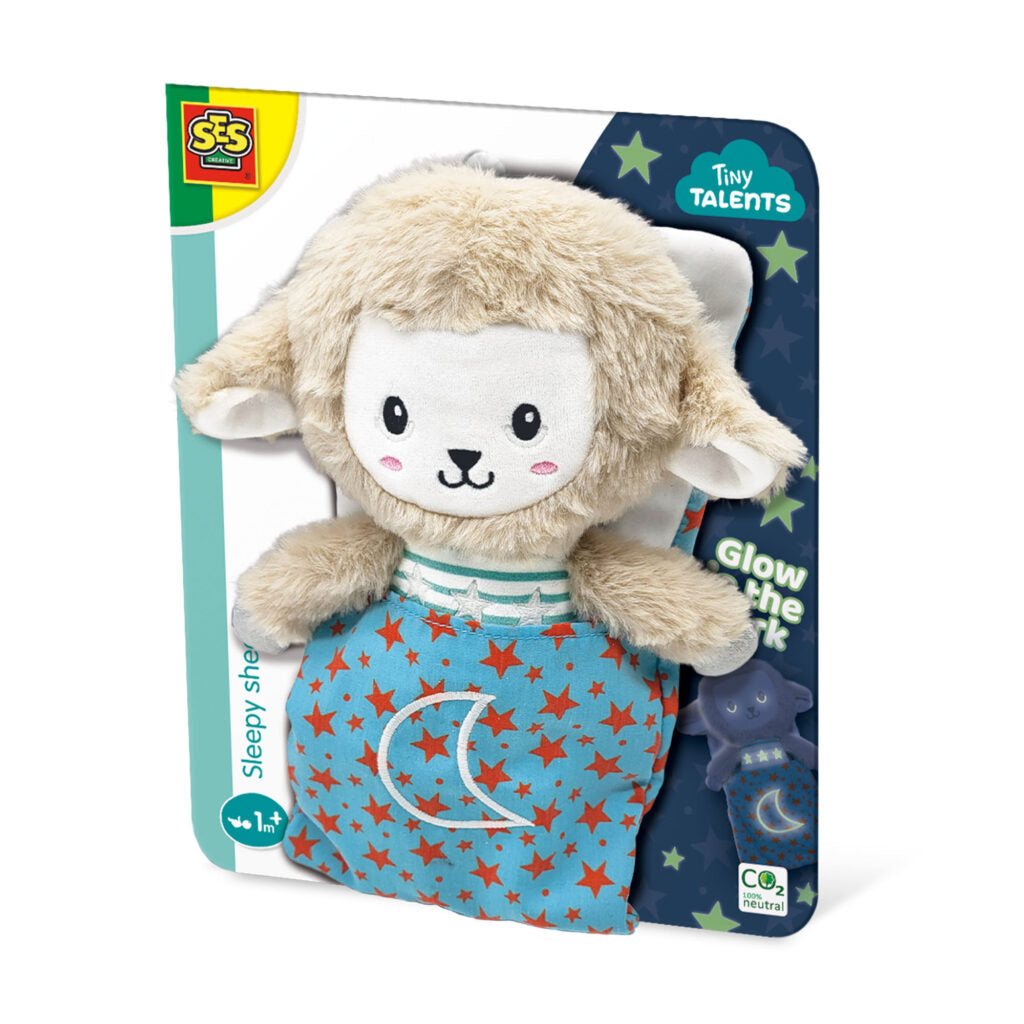 SES Sleepy Schaf – Glow in the Dark Kuscheltier für die Nacht