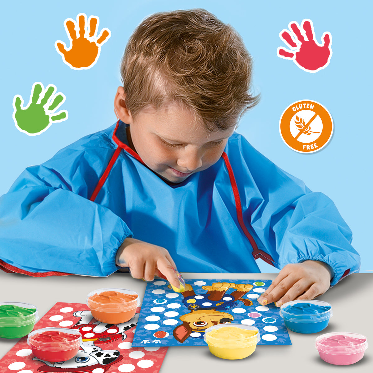 SES Creative Paw Patrol – Fingerabdruck Kunstwerk, 18 Karten