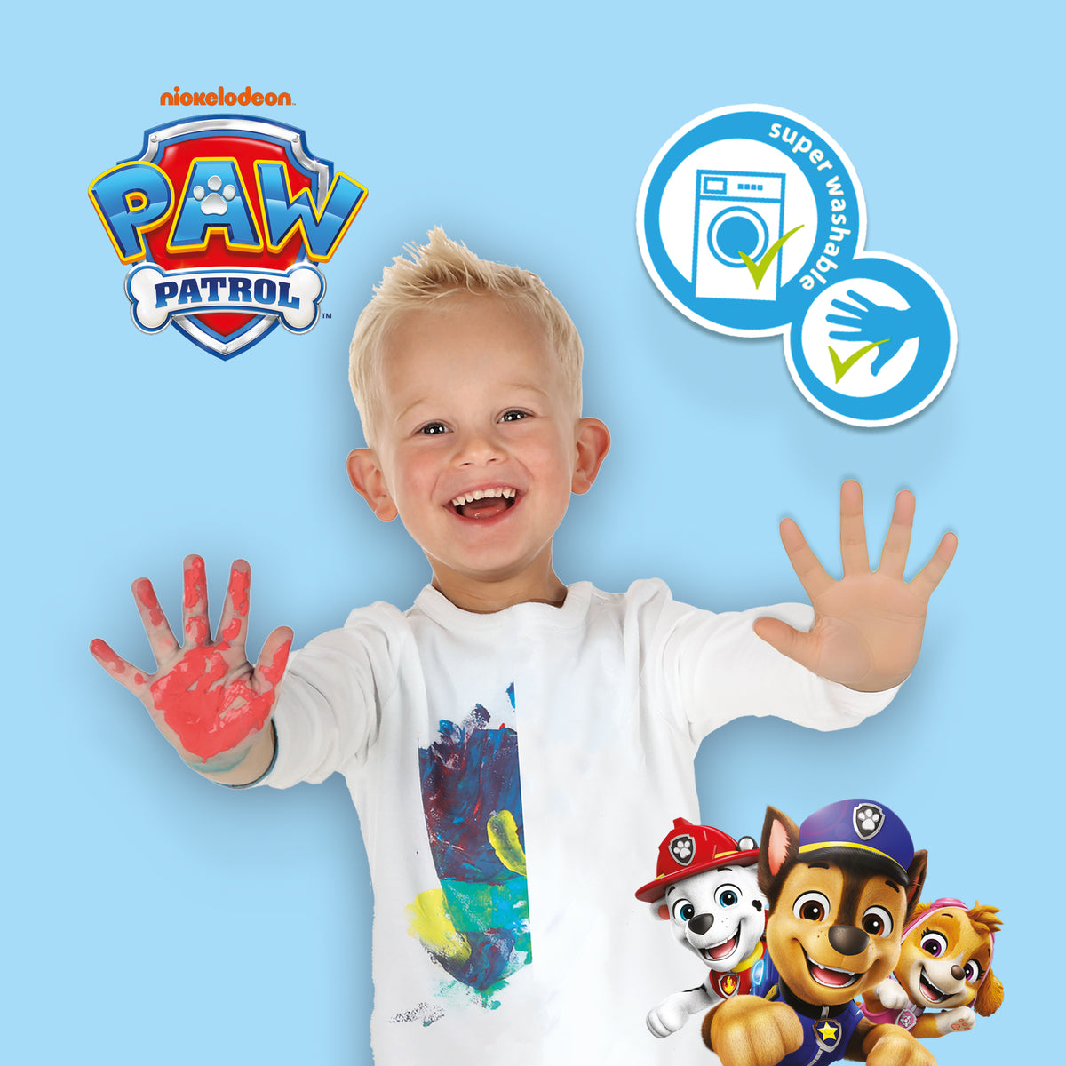 SES Creative Paw Patrol – Fingerabdruck Kunstwerk, 18 Karten
