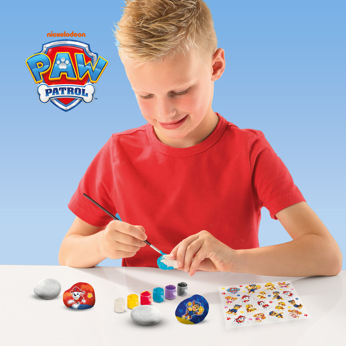 SES Creative Paw Patrol – Steine bemalen, 5 Steine