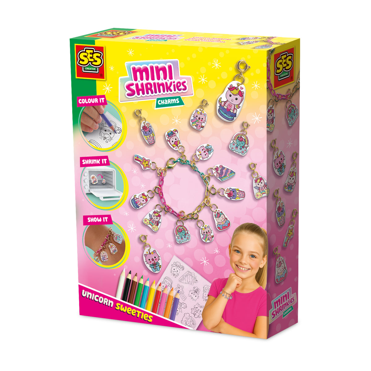 SES Creative Mini Shrinkies – Charms Unicorn Sweeties (14172)