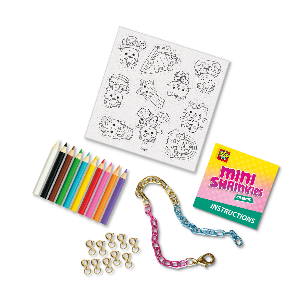 SES Creative Mini Shrinkies – Charms Unicorn Sweeties (14172)