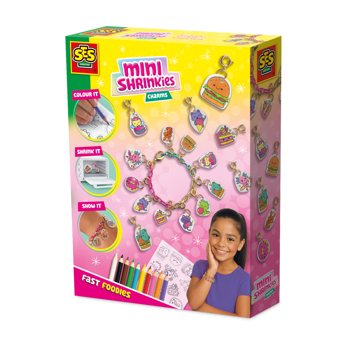 SES Creative Mini Shrinkies – Charms Fast Foodies (14173)