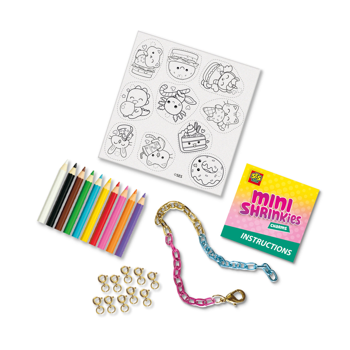 SES Creative Mini Shrinkies – Charms Fast Foodies (14173)