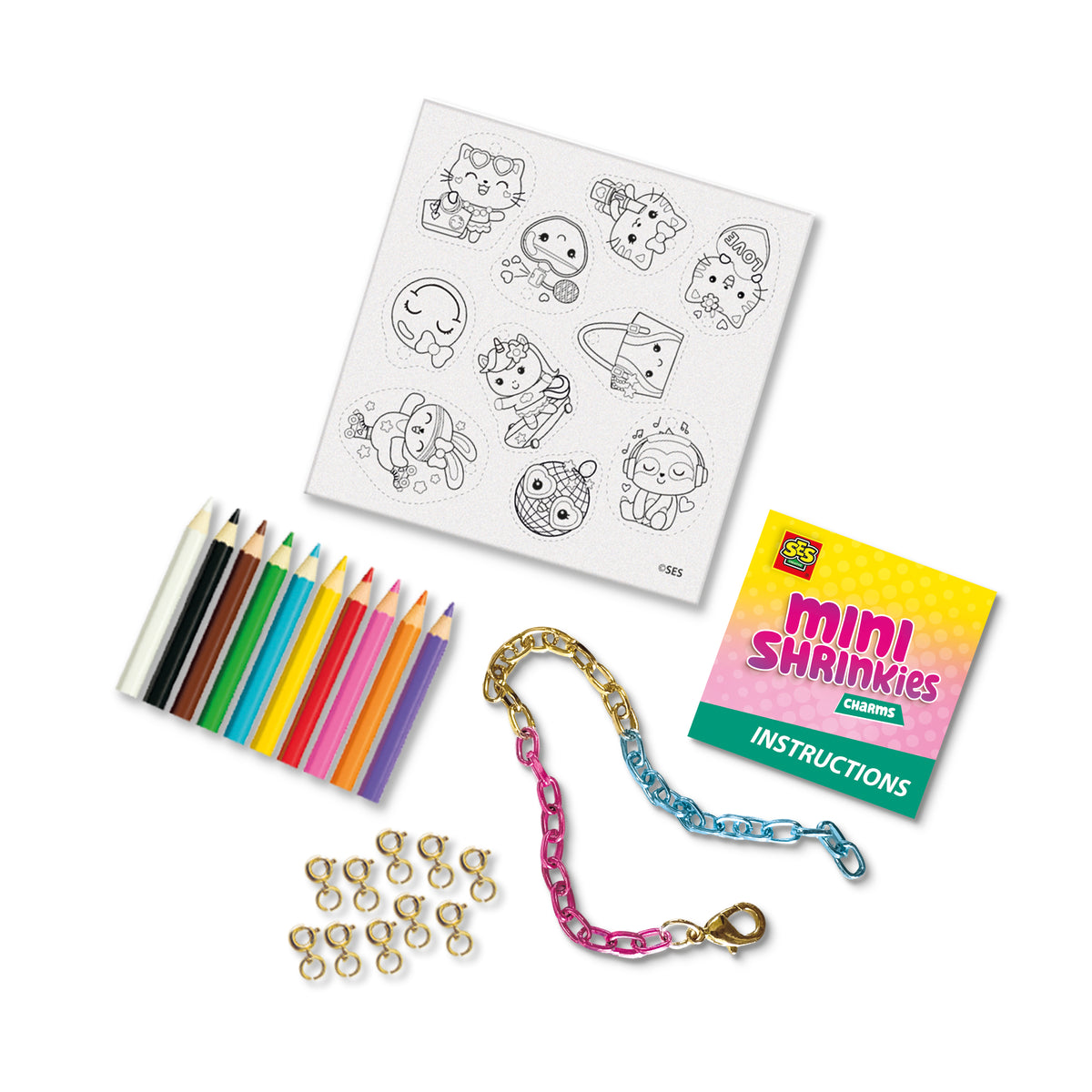SES Creative Mini Shrinkies – Charms Fashion Party (14175)