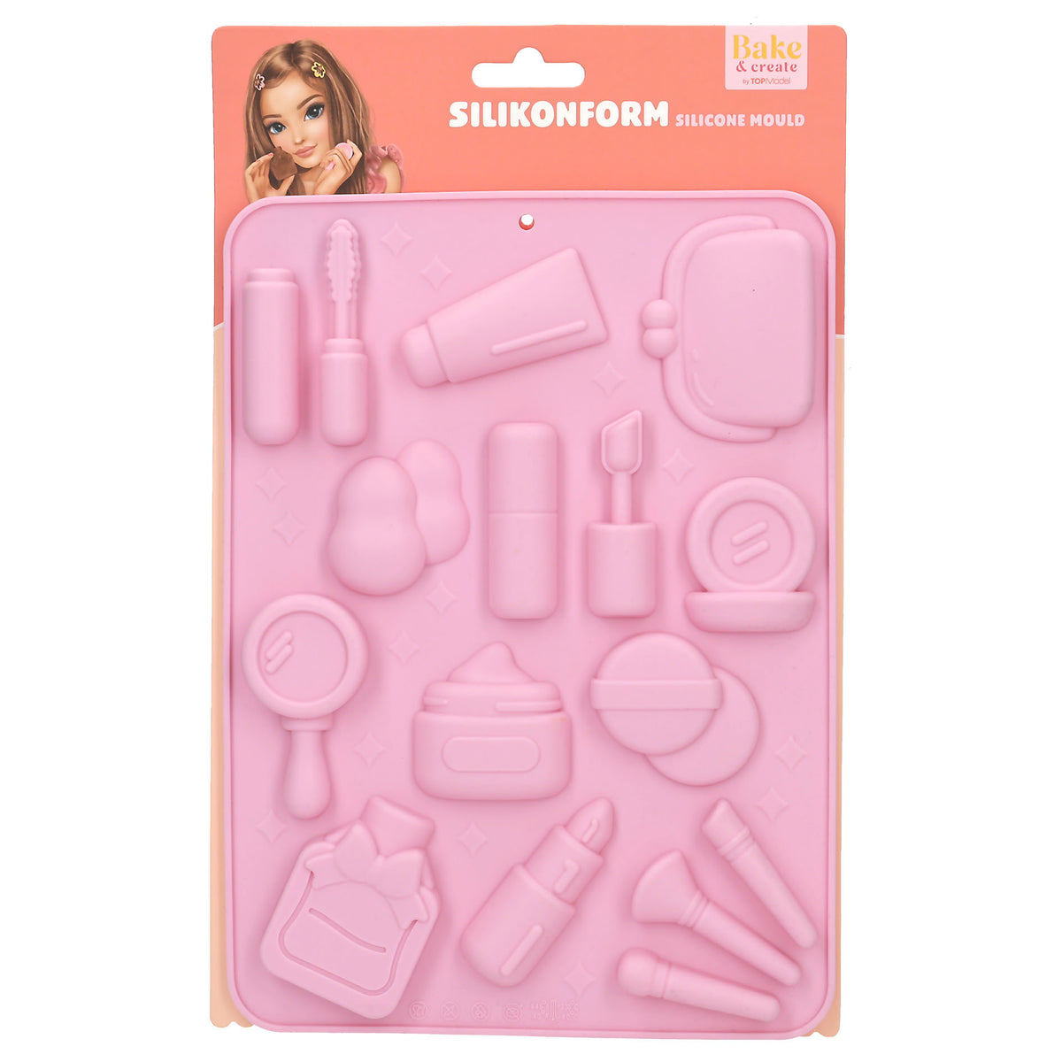 TOPModel Silikonform – Beauty-Motive für Schokolade & Backen