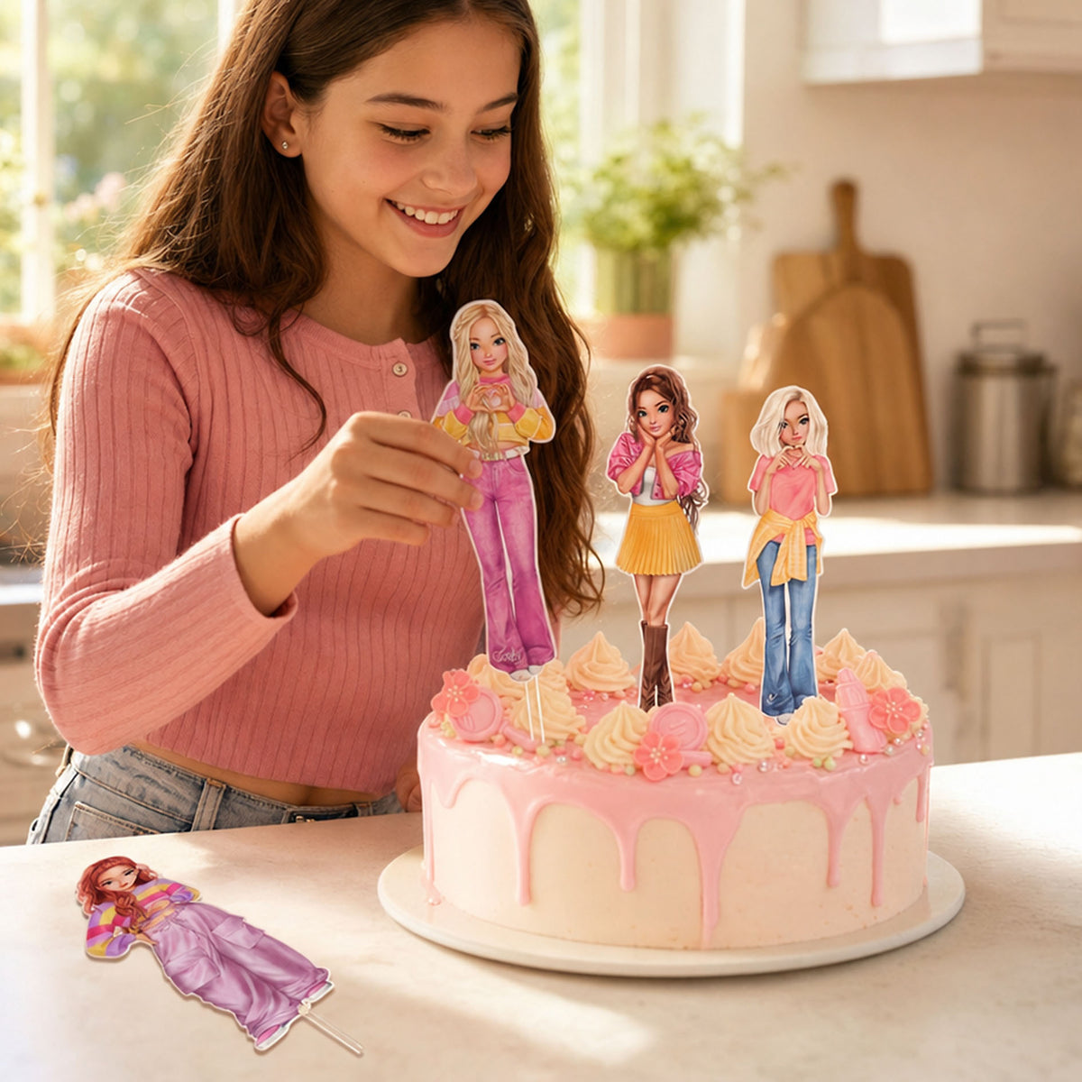 TOPModel Kuchen-Topper BAKE and CREATE – 4 Stück