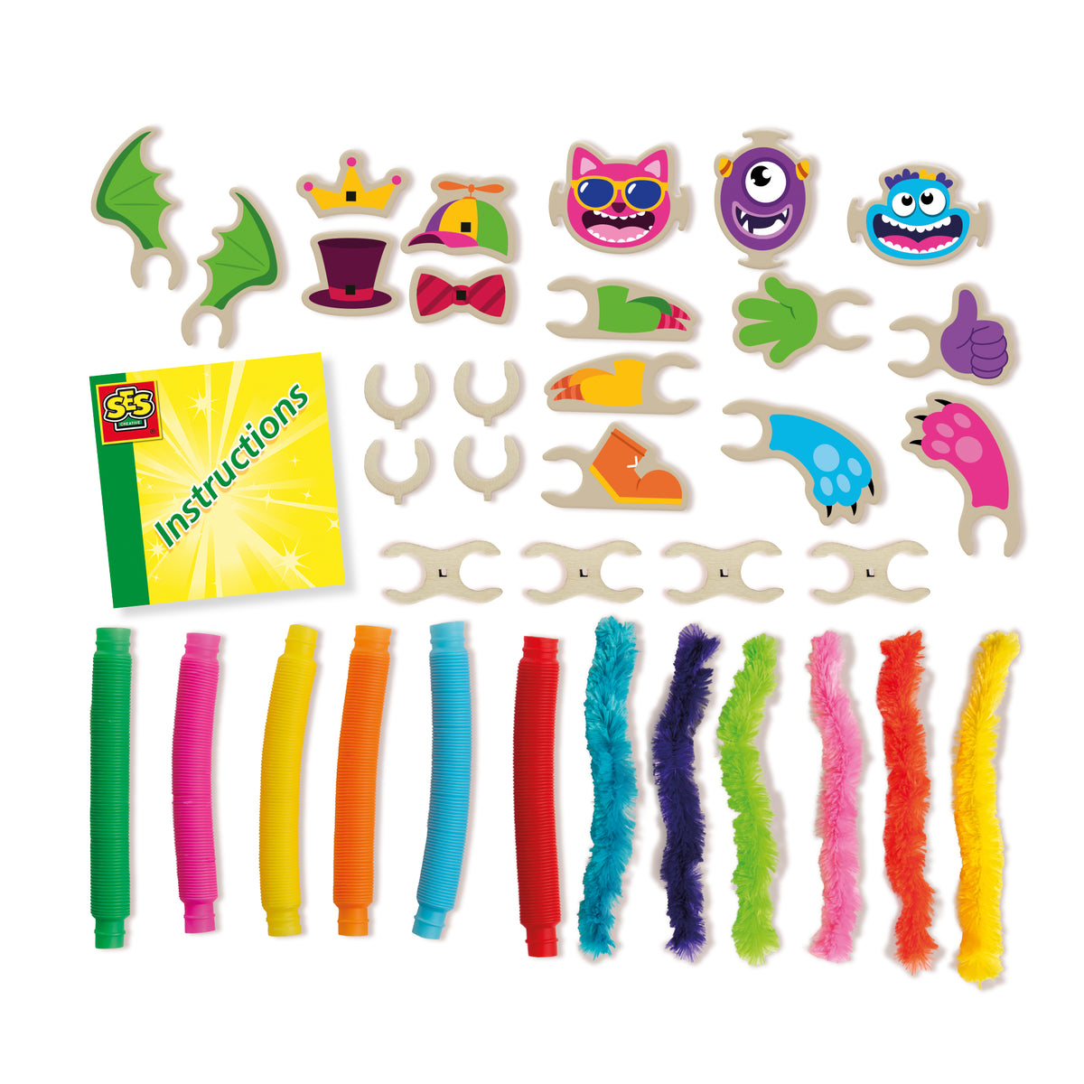 SES Creative Fuzzy Tubes – Biegen, Wickeln & Basteln