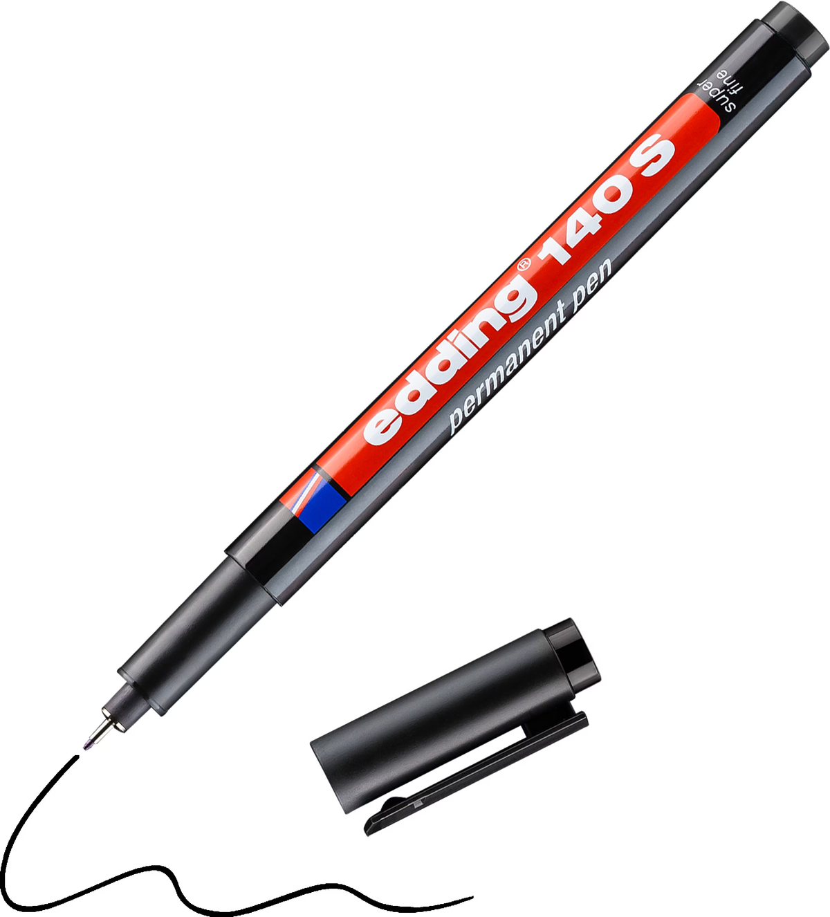 edding 140 S Folienschreiber schwarz – Rundspitze 0,3 mm