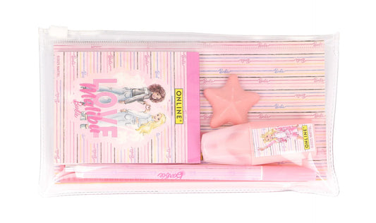 Barbie Schulset mit Mäppchen - 6-teilig