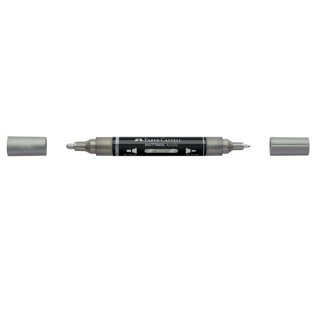 Faber-Castell Multimark Acrylic Marker – Farbe: Silber / Silver