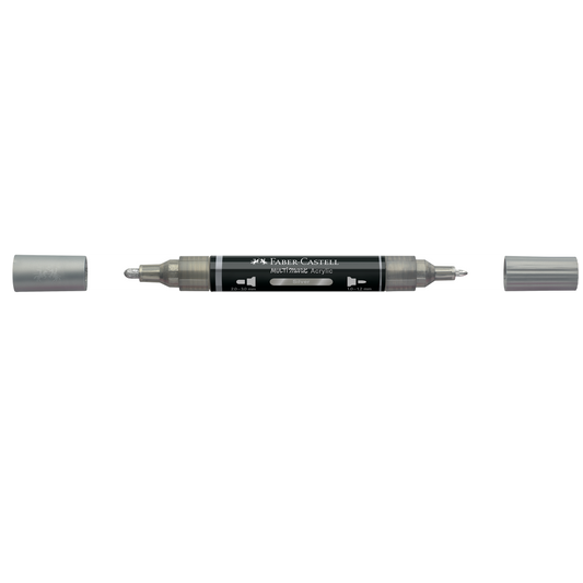 Faber-Castell Multimark Acrylic Marker – Farbe: Silber / Silver