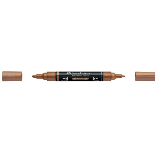 Faber-Castell Multimark Acrylic Dual Tip copper
