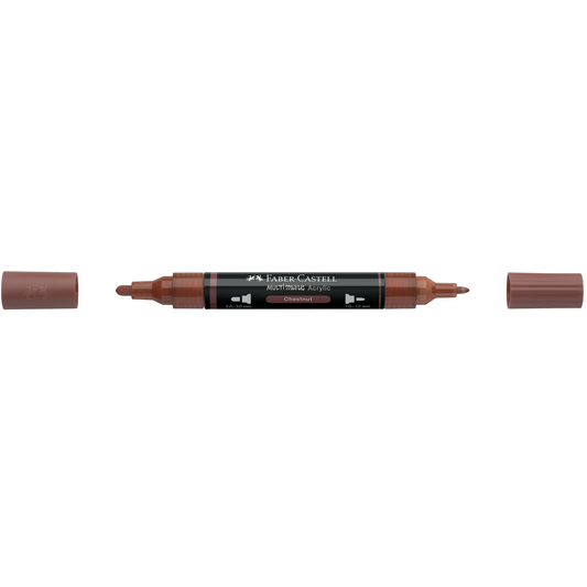 Faber-Castell Multimark Acrylic Dual Tip chestnut