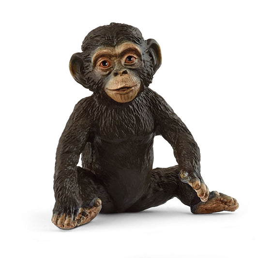 Schleich Schimpansen Junges - Realistische Spielfigur für Kinder ab 3 Jahren