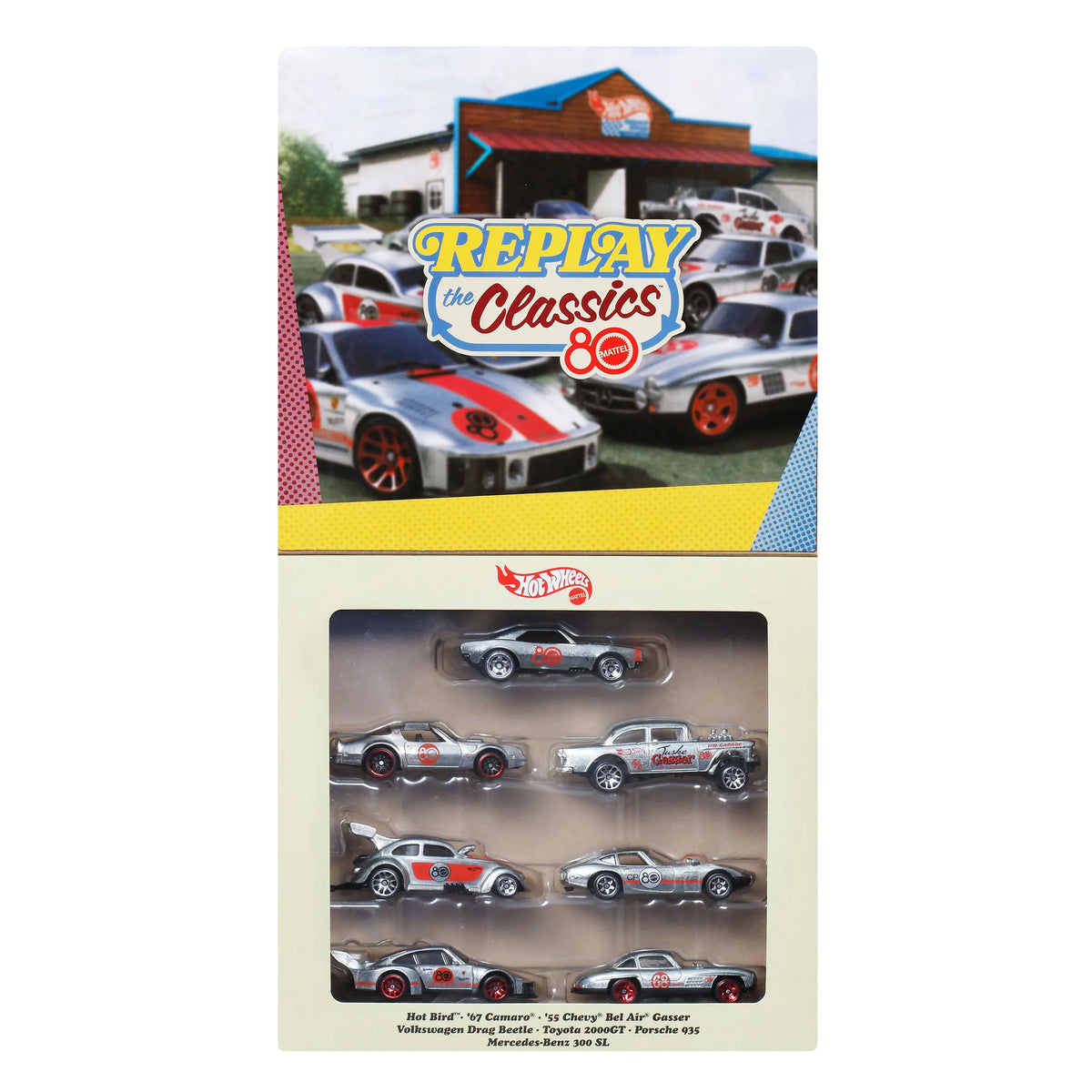 Hot Wheels MATTEL® 80th Anniversary Silver Serie - Limitierte Sammleredition