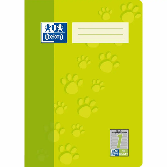 Oxford Schulheft Lineatur 1 liniert 16 Blatt DIN A4