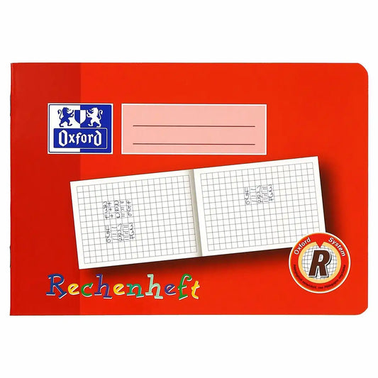 Oxford Rechenheft Lineatur R kariert - Mathematik Schulheft A5