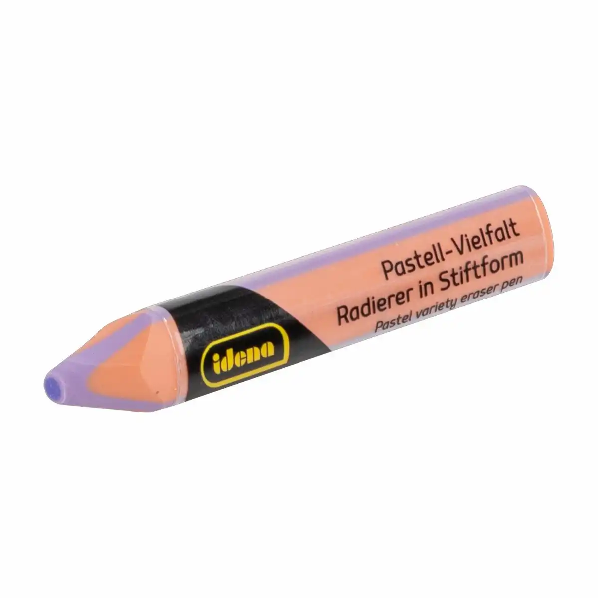 Idena Radierer in Stiftform Pastell-Vielfalt dreieckig apricot/flieder