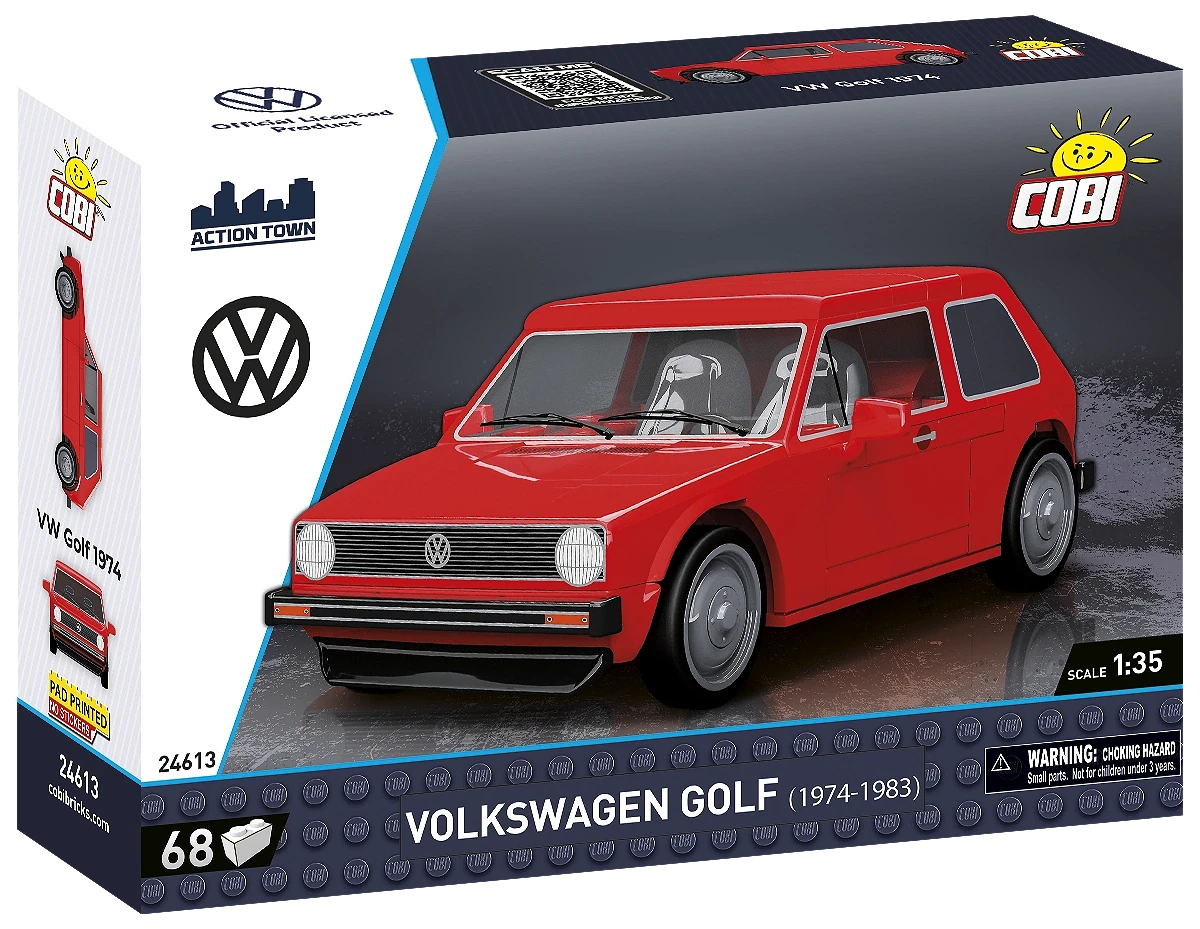 COBI VW Golf 1974 Bausatz - Klassisches Volkswagen Modell (68 Teile)