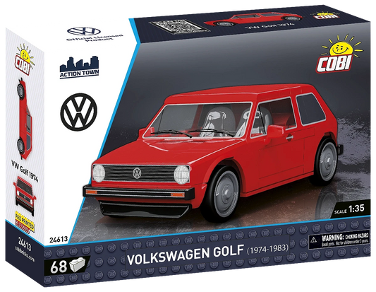COBI VW Golf 1974 Bausatz - Klassisches Volkswagen Modell (68 Teile)