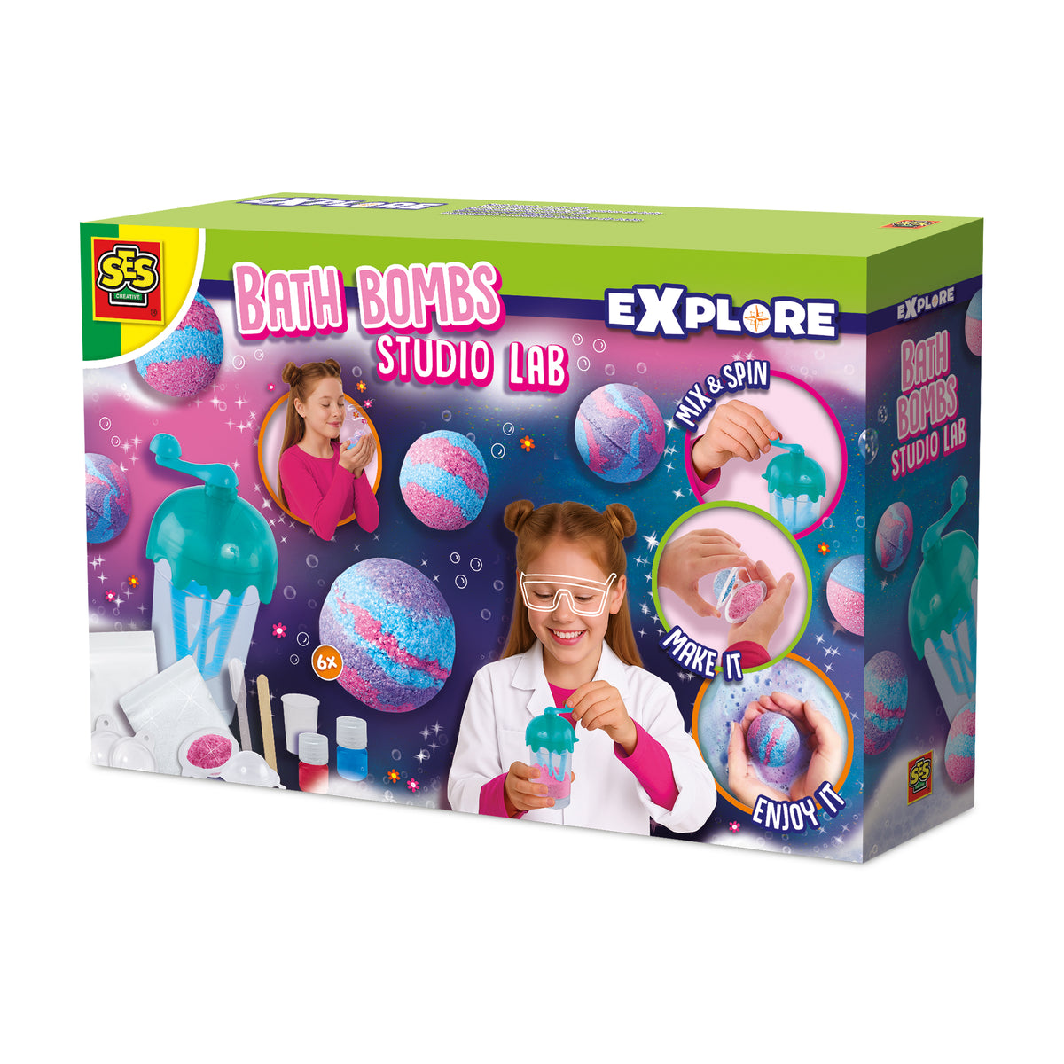 SES Creative Badebomben Studio Labor – 6 Bomben selbst machen