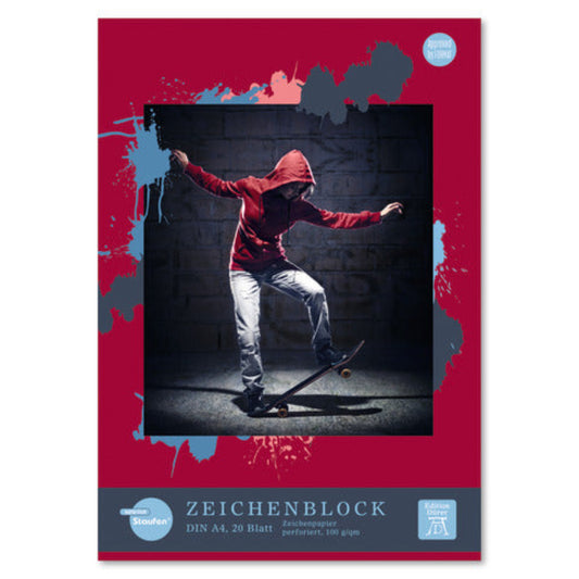 Ursus Zeichenblock Basic A4 – 20 Bl., Cover zufällig