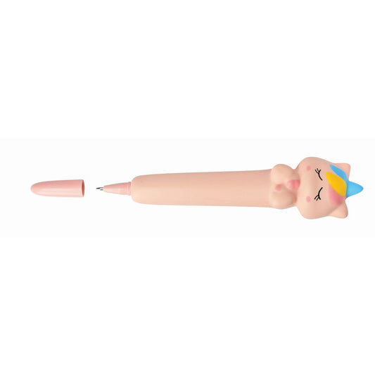 ONLINE PEN Squishy Kugelschreiber Einhorn Rosa Anti-Stress