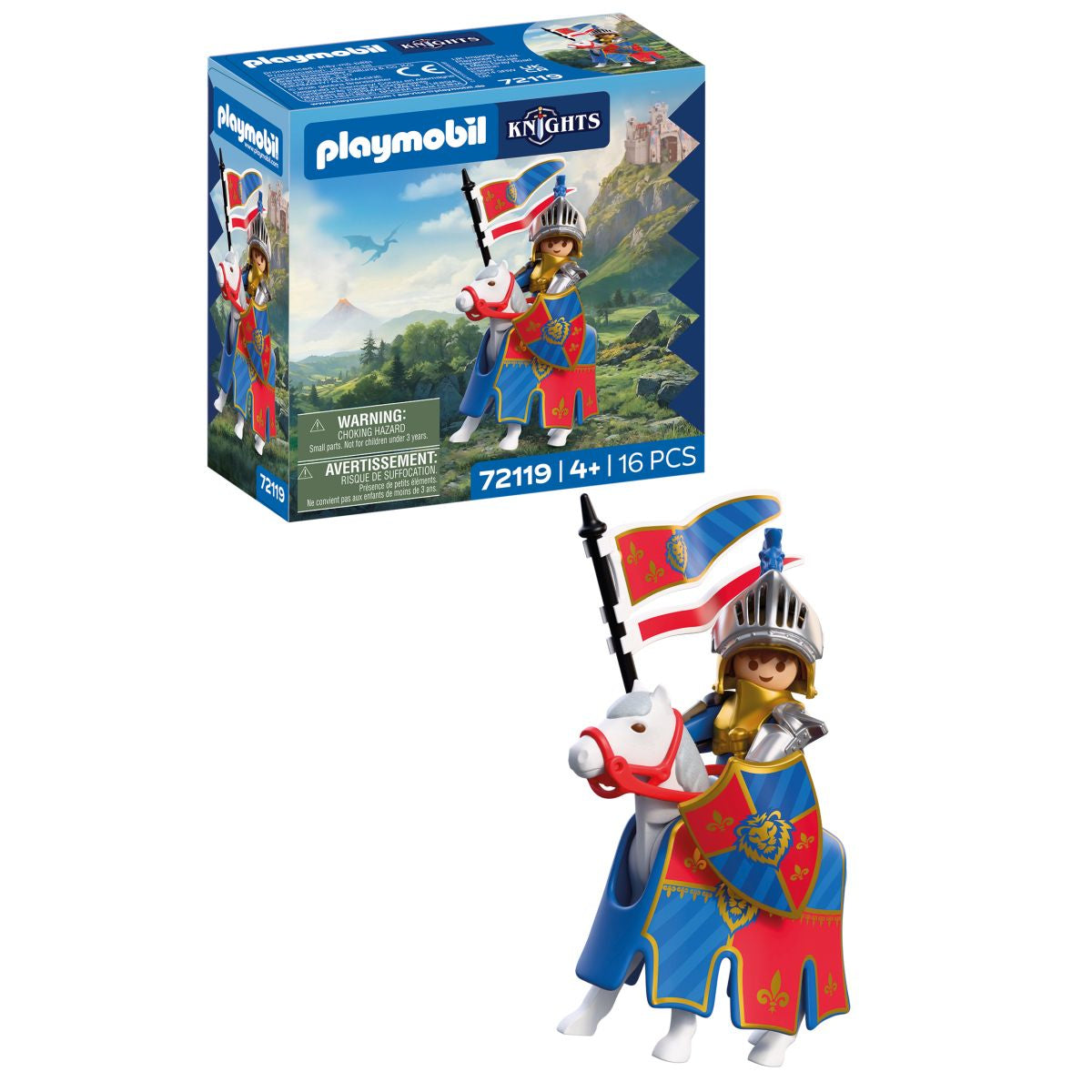 PLAYMOBIL® 72119 Anführer Löwenritter mit Pferd