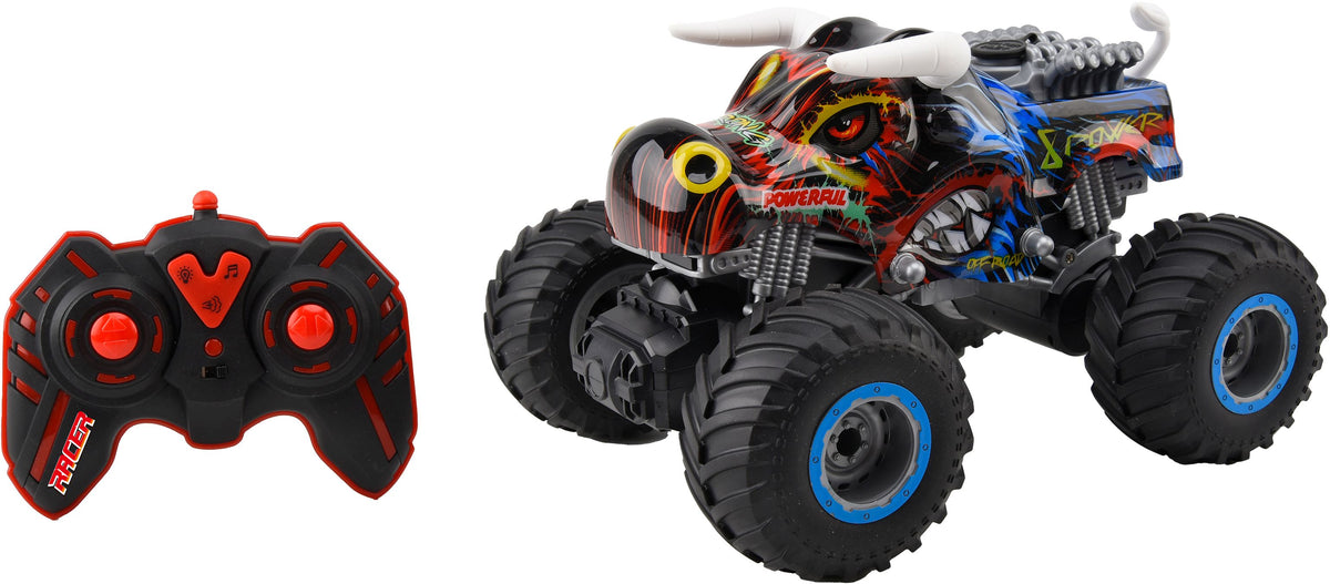 Racer R/C Bull Truck mit Licht & Sound 2.4 GHz 1:18