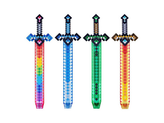 ZURU XSHOT Pixel Schwert – 1 aus 4 Farben, zufällig
